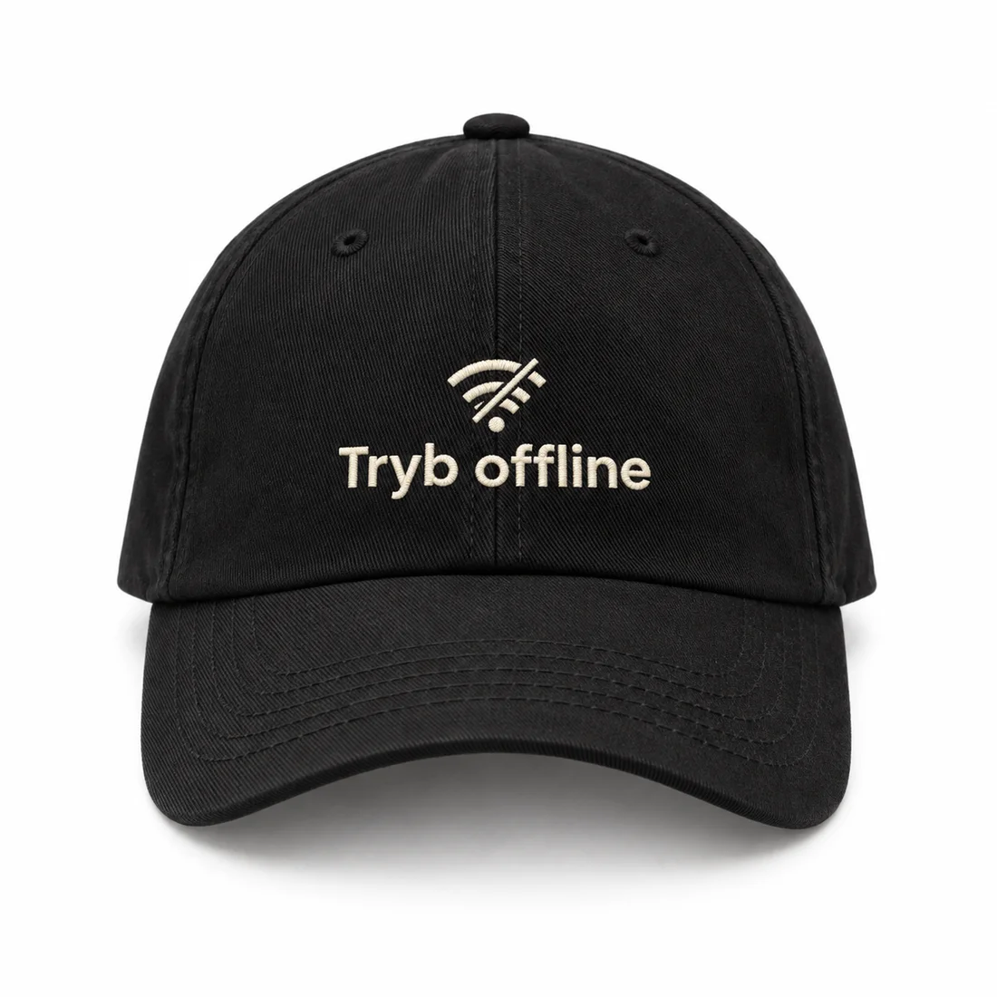 Czapka z daszkiem Tryb offline — widok produktu z przodu