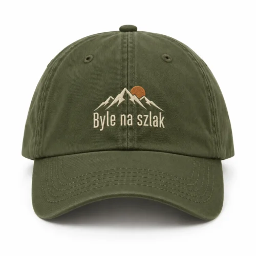 Czapka z daszkiem Byle na szlak — widok produktu z przodu
