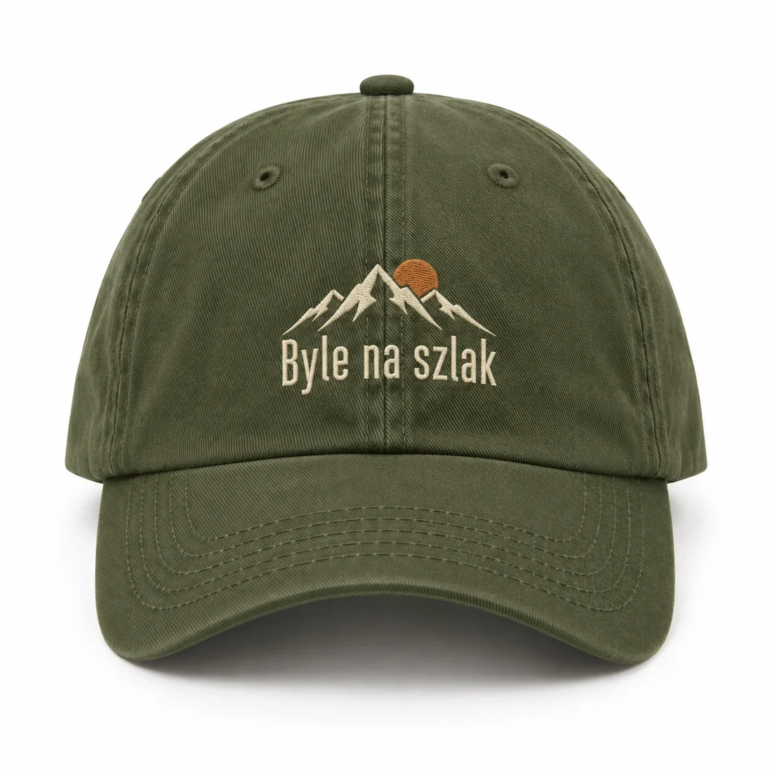 Czapka z daszkiem Byle na szlak — widok produktu z przodu
