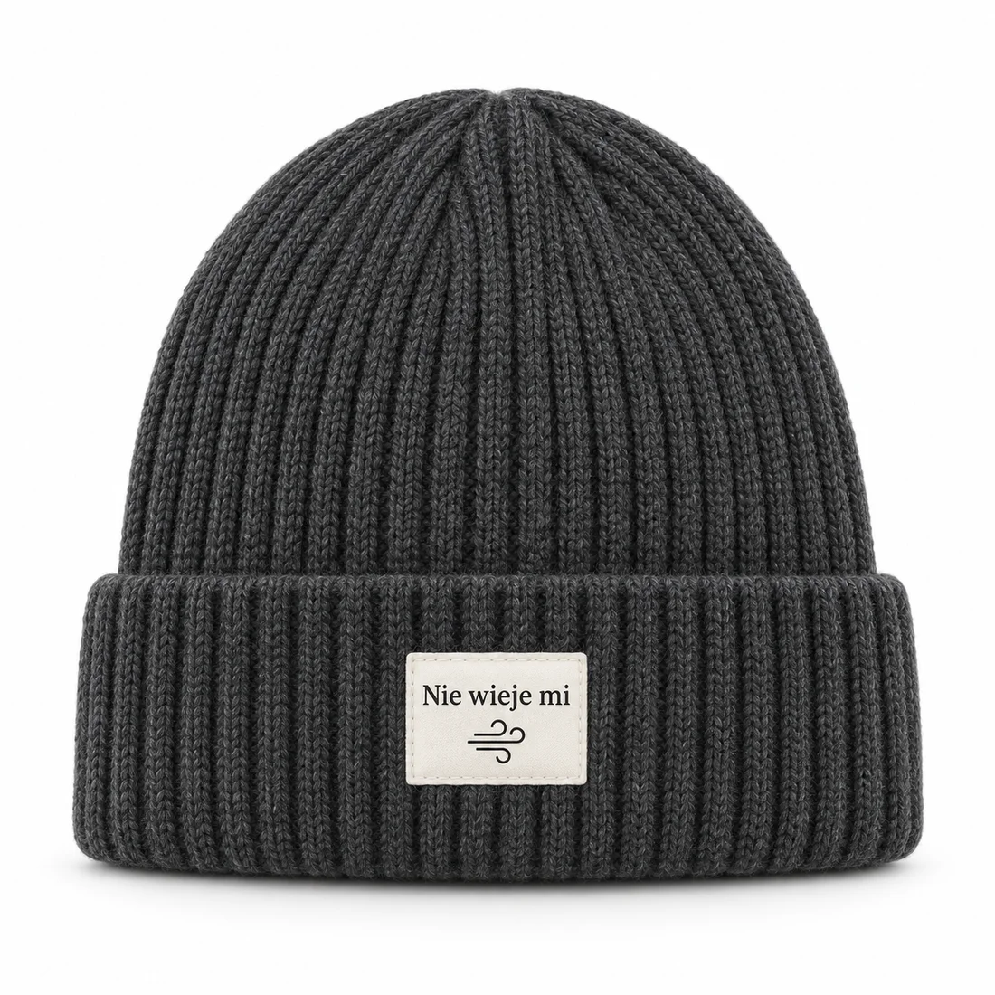Czapka beanie Nie wieje mi — widok produktu z przodu