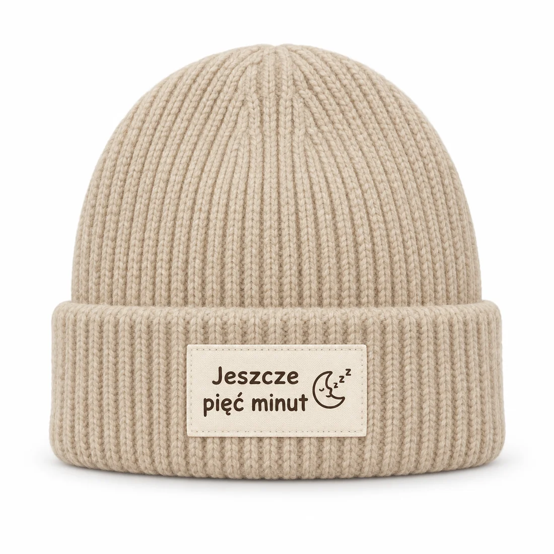 Czapka beanie Jeszcze pięć minut — widok produktu z przodu