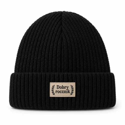 Czapka beanie Dobry rocznik — widok produktu z przodu